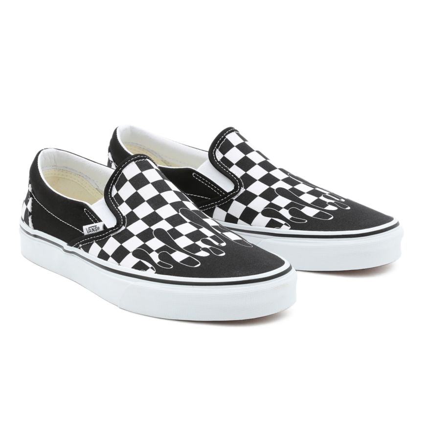 Vans Paint Drip Checkerboard Classic Slip-On Herr Svarta/Vita - Vans Classics Prisjakt (EZKXA7180)